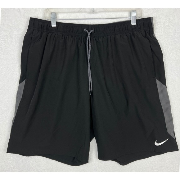 Nike Contend Volley Swim Trunks Shorts Mens 2XL Lot Bundle 2 Blue Black Bathing - Picture 9 of 15